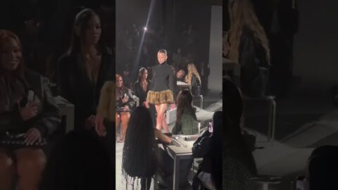 Cardi B and Kulture at the Alexander Wang SS26 Event at the NY Fashion Week #cardib