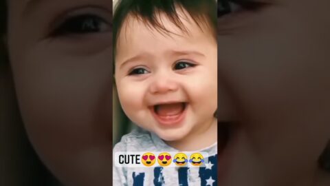 Cute B@by laughing voice😂😂😘