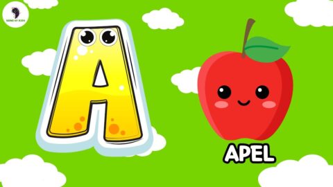Lagu Belajar ABC – A Untuk Apel B Untuk Bis | Bernyanyi Lagu Alfabet (Lirik & Animasi) Song of Kids